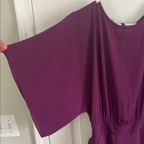 White House Black Market Plum Romper - Picture 2 of 8